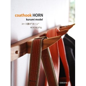 画像: 【送料無料】コート掛け　ホーン（ＨＯRN)サクラモデル/壁掛棚＆無垢家具通販【イオリスペース】